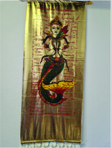 Decoration murale traditionnelle thailandaise