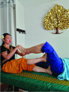 Massage thai aux etirements